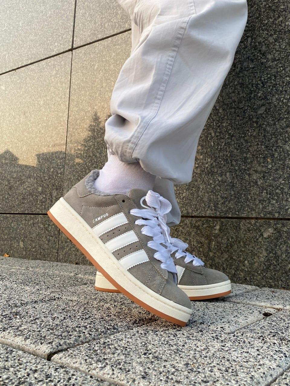 Adidas Campus 00s Fur Grey White