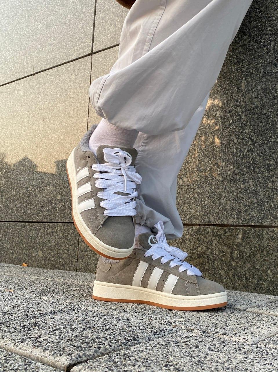 Adidas Campus 00s Fur Grey White