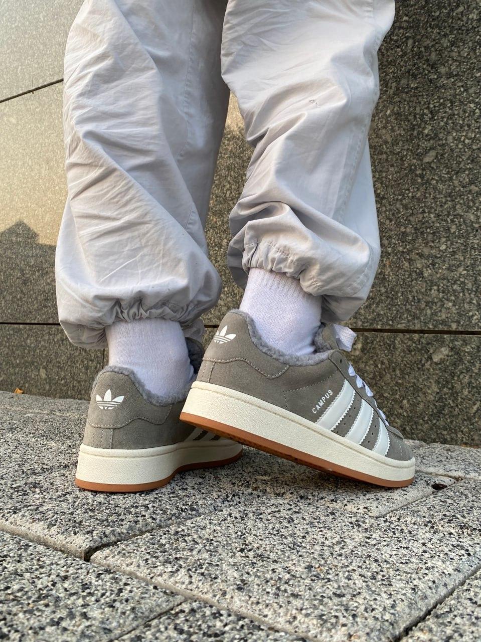 Adidas Campus 00s Fur Grey White