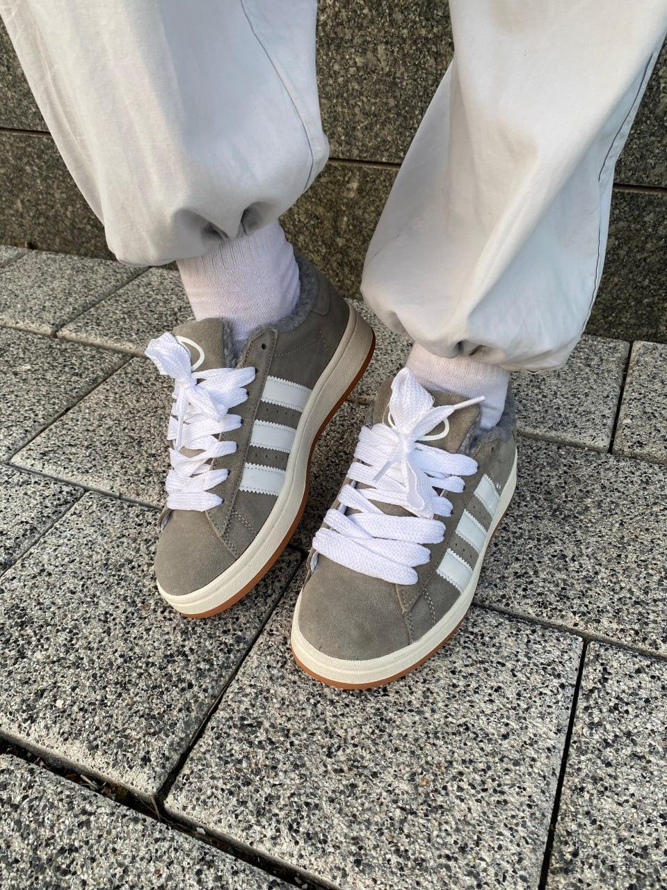 Adidas Campus 00s Fur Grey White