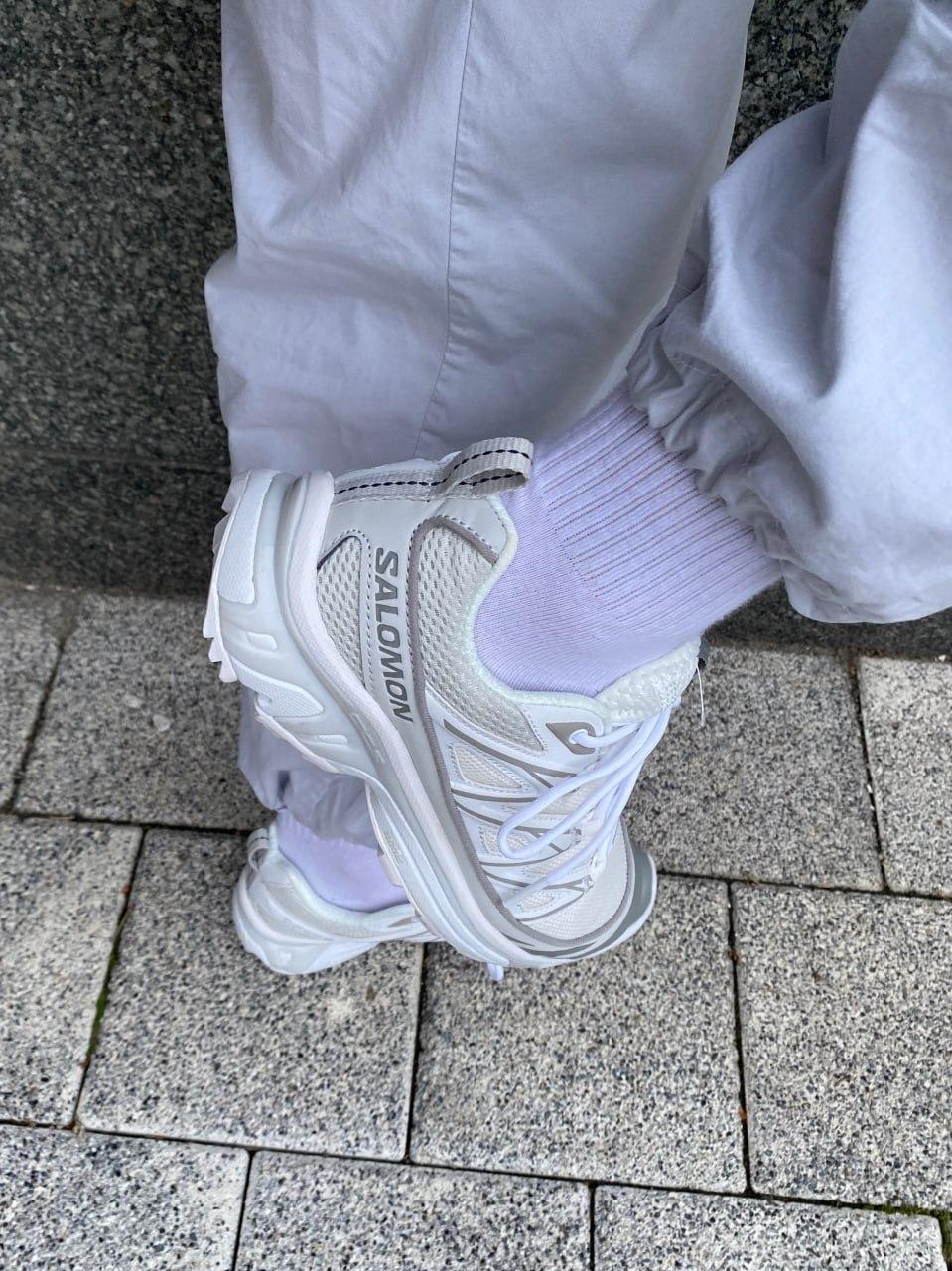 Salomon XT-6 White Silver