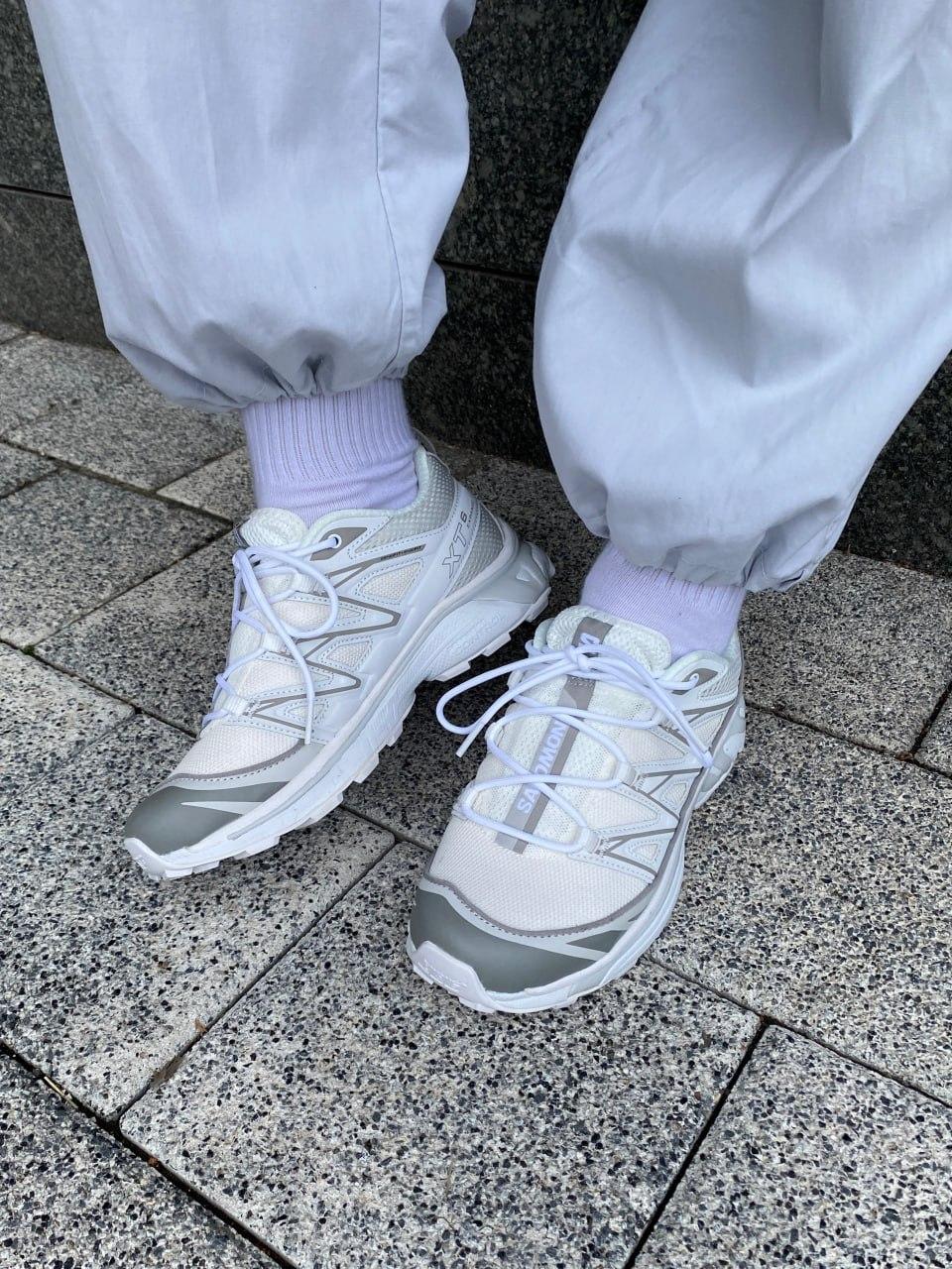 Salomon XT-6 White Silver