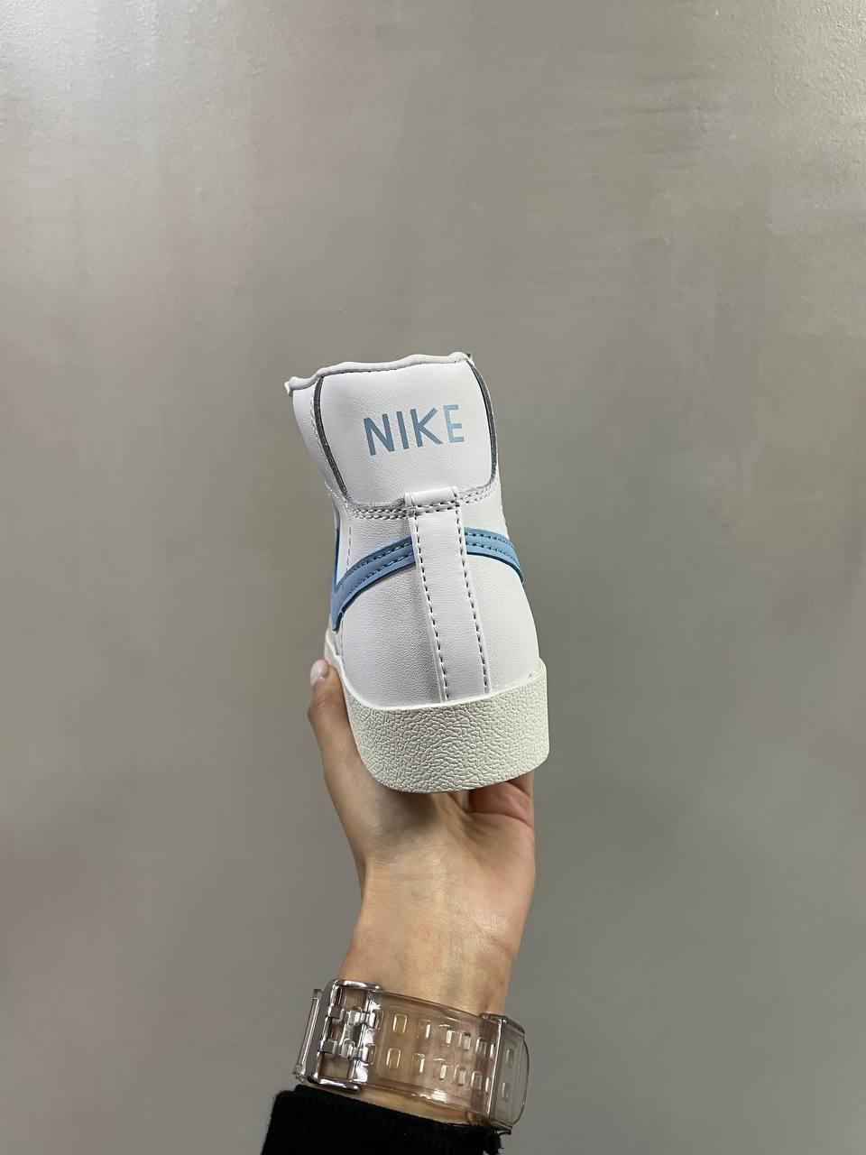 Nike Blazer White «Blue Logo»