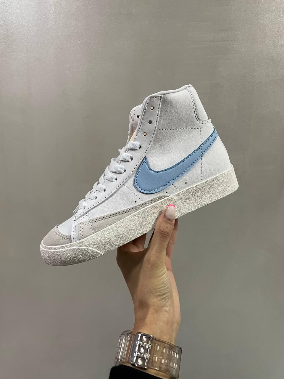 Nike Blazer White «Blue Logo»