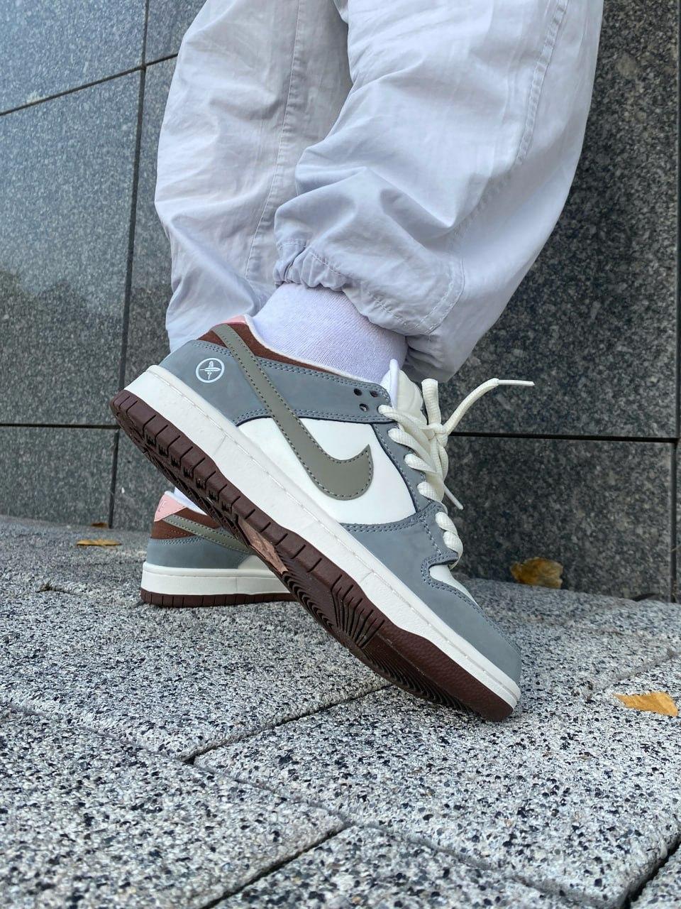 Nike SB Dunk Grey White Brown