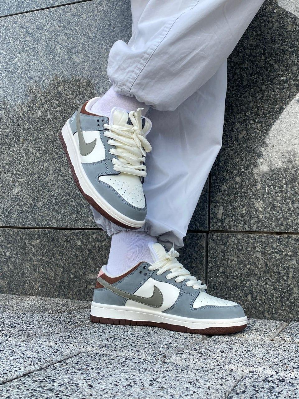 Nike SB Dunk Grey White Brown