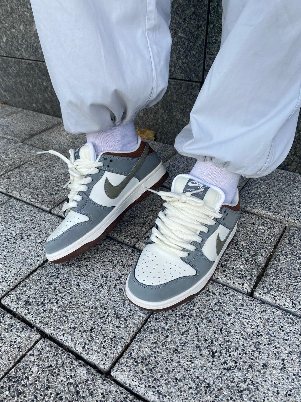 Nike SB Dunk Grey White Brown