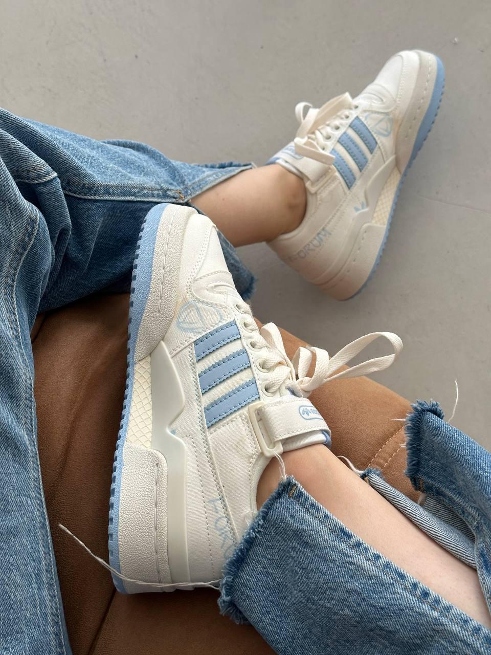 Adidas Forum Low White Blue v2