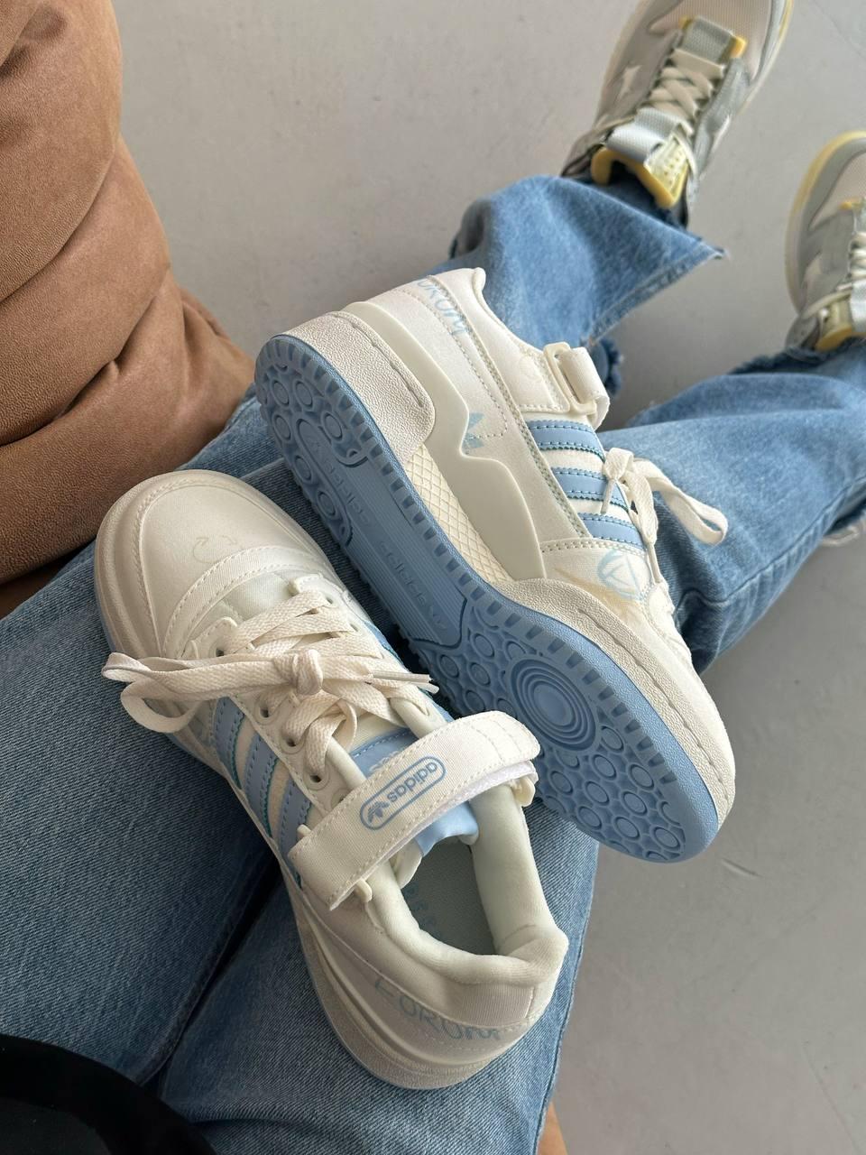 Adidas Forum Low White Blue v2