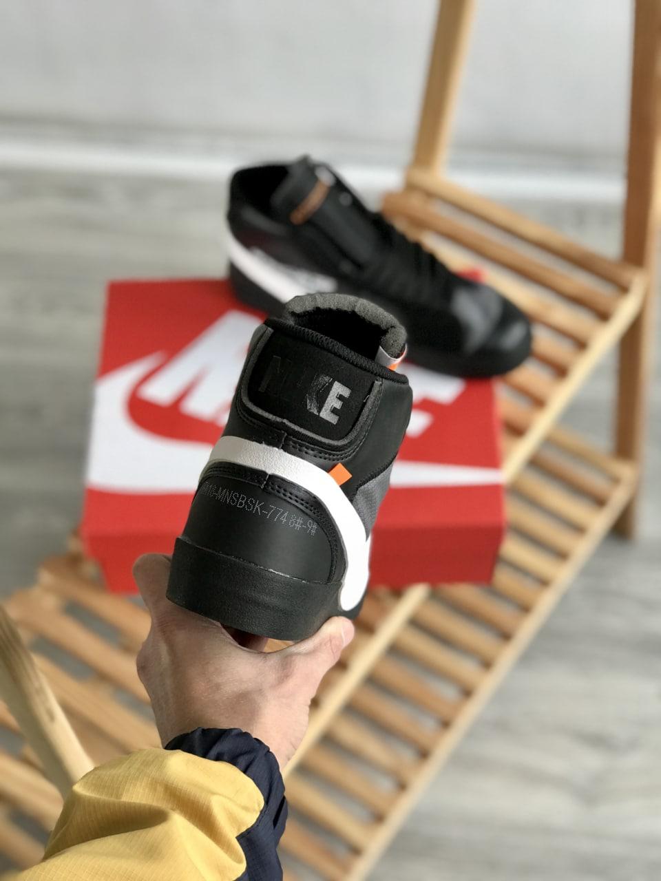 Nike Blazer Mid x OFF WHITE Black Whitw