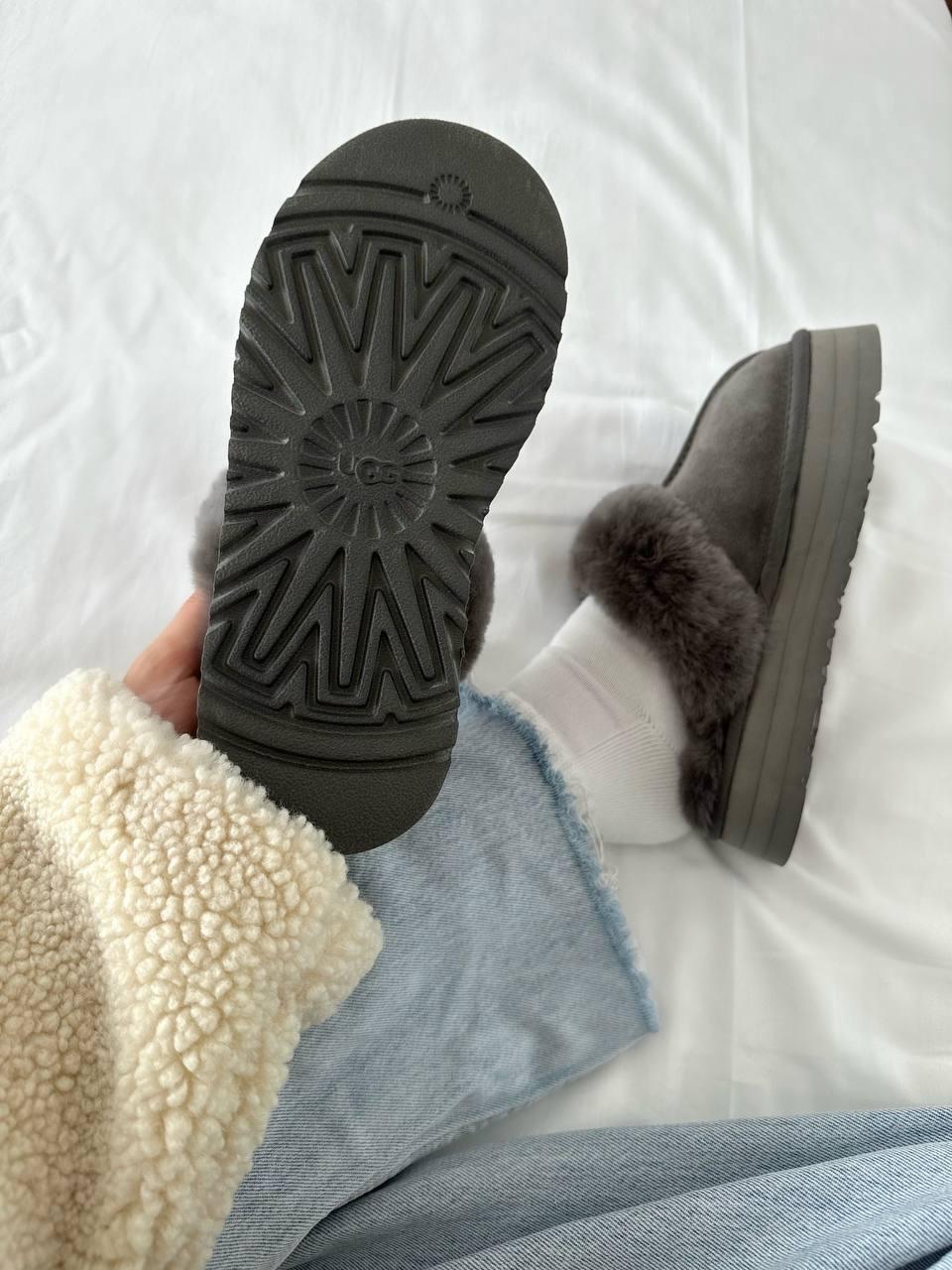 Ugg DISQUETTE Platform Charcoal