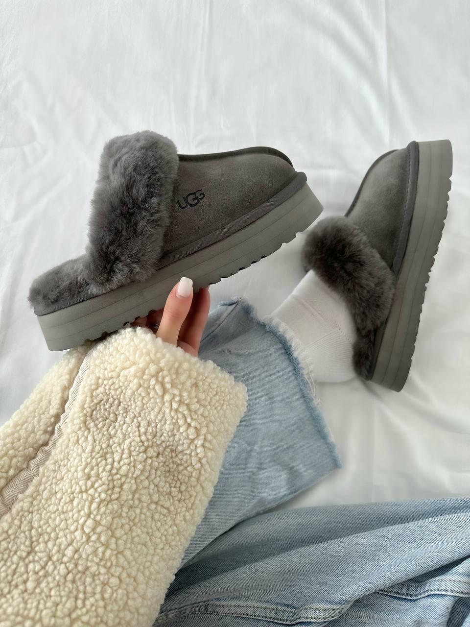 Ugg DISQUETTE Platform Charcoal