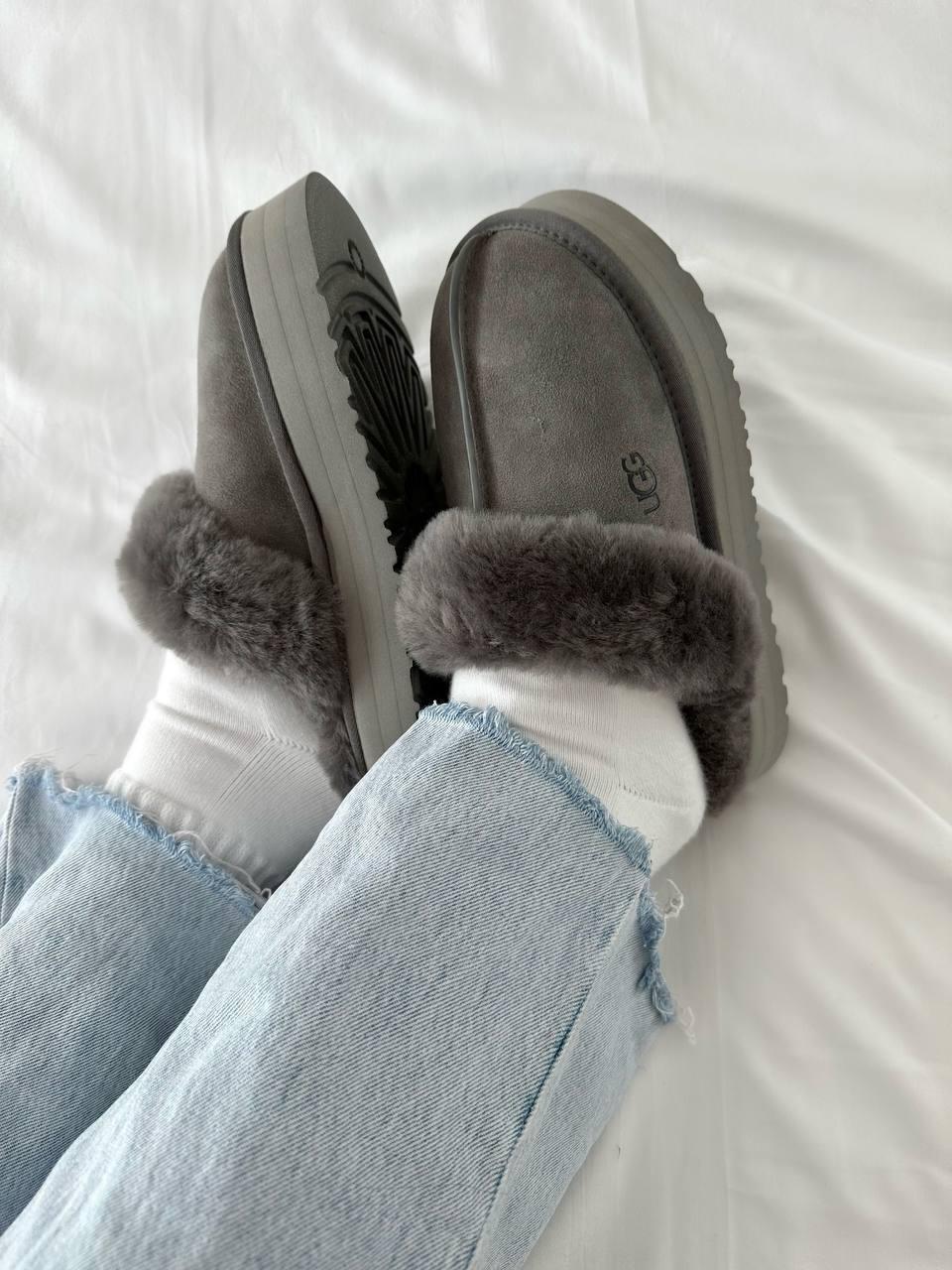 Ugg DISQUETTE Platform Charcoal