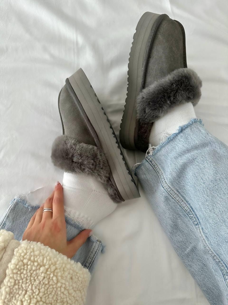 Ugg DISQUETTE Platform Charcoal