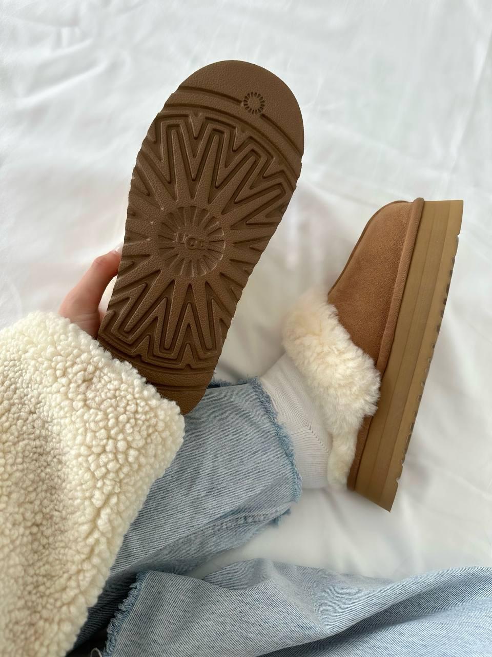 Ugg DISQUETTE Plarform Chestnut