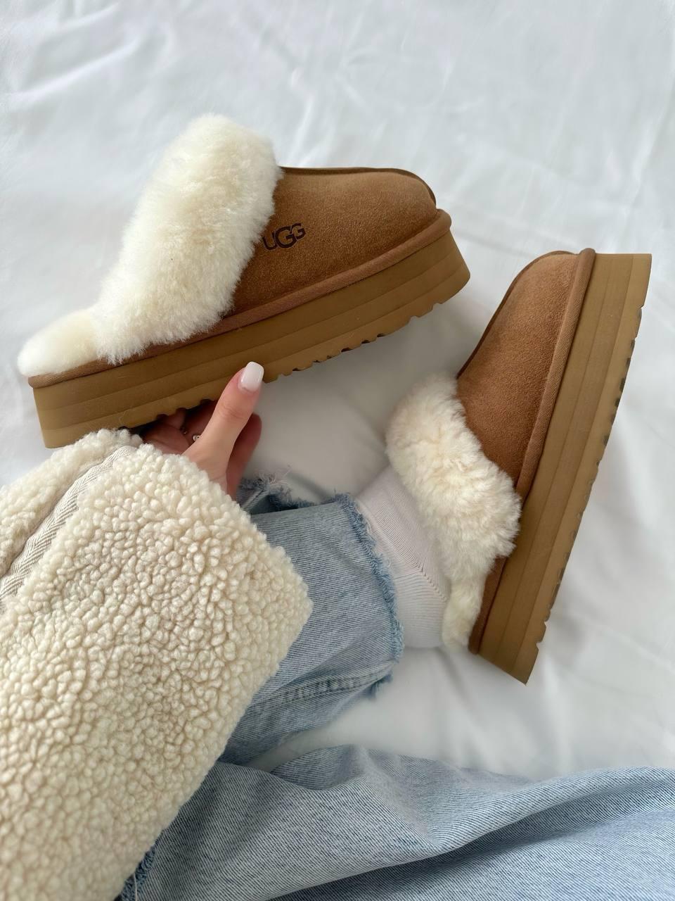 Ugg DISQUETTE Plarform Chestnut