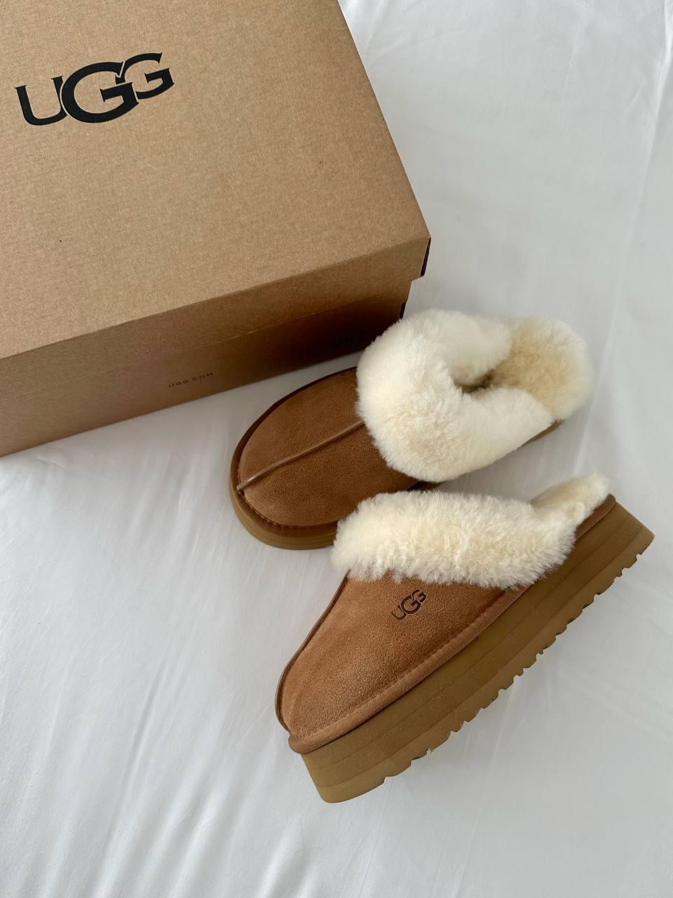Ugg DISQUETTE Plarform Chestnut