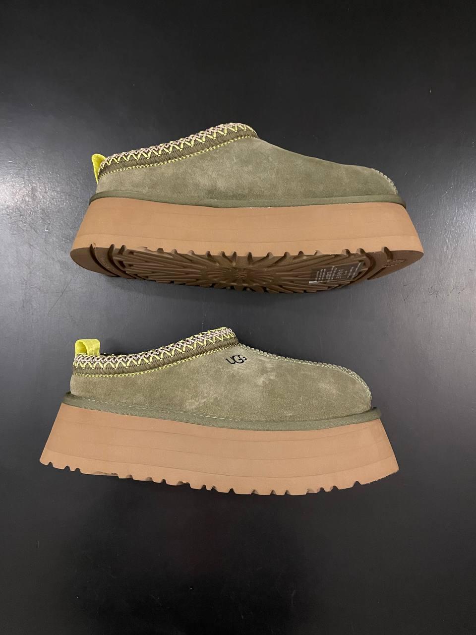 Ugg Tasman Chestnut Olive (оливкова вишивка)