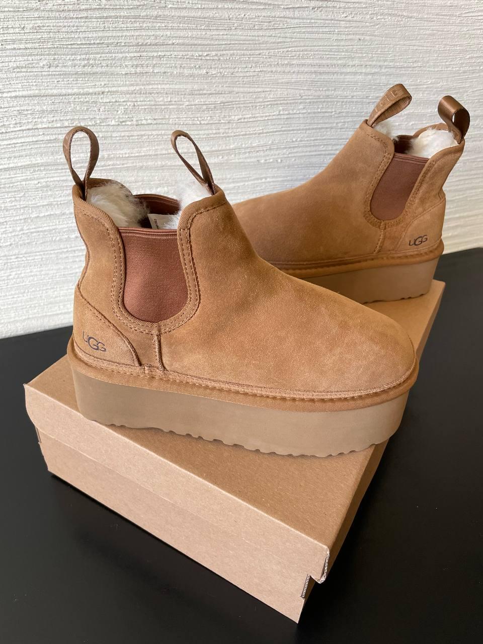 Ugg Neumel Platform Chestnut (на резинці)