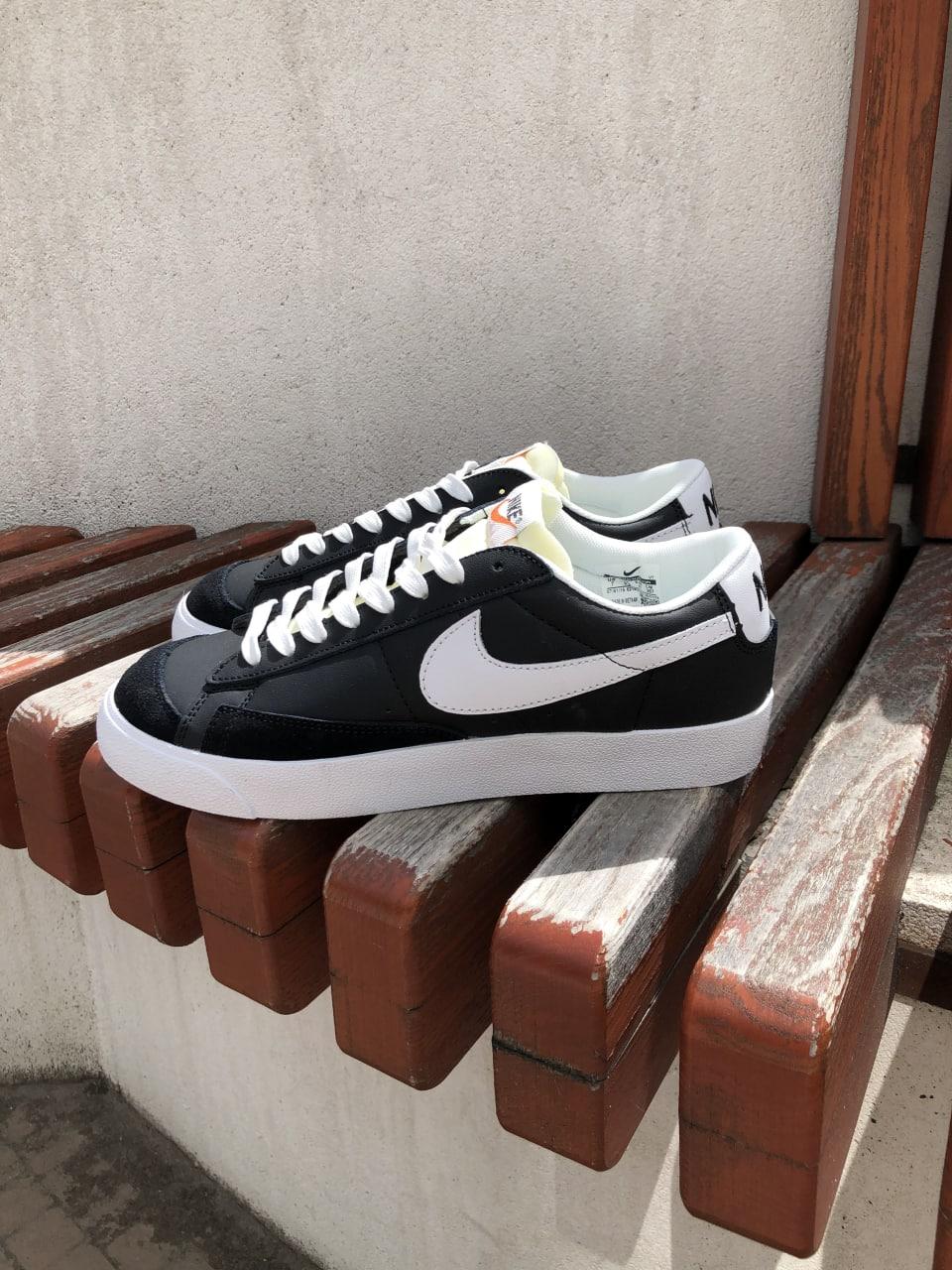 Nike Blazer Mid Black White v2