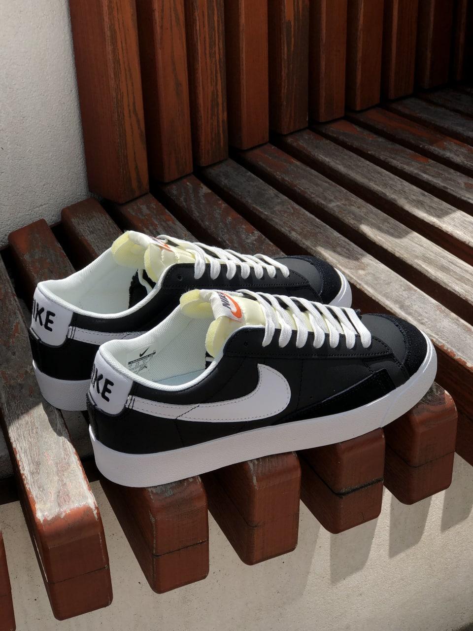 Nike Blazer Mid Black White v2
