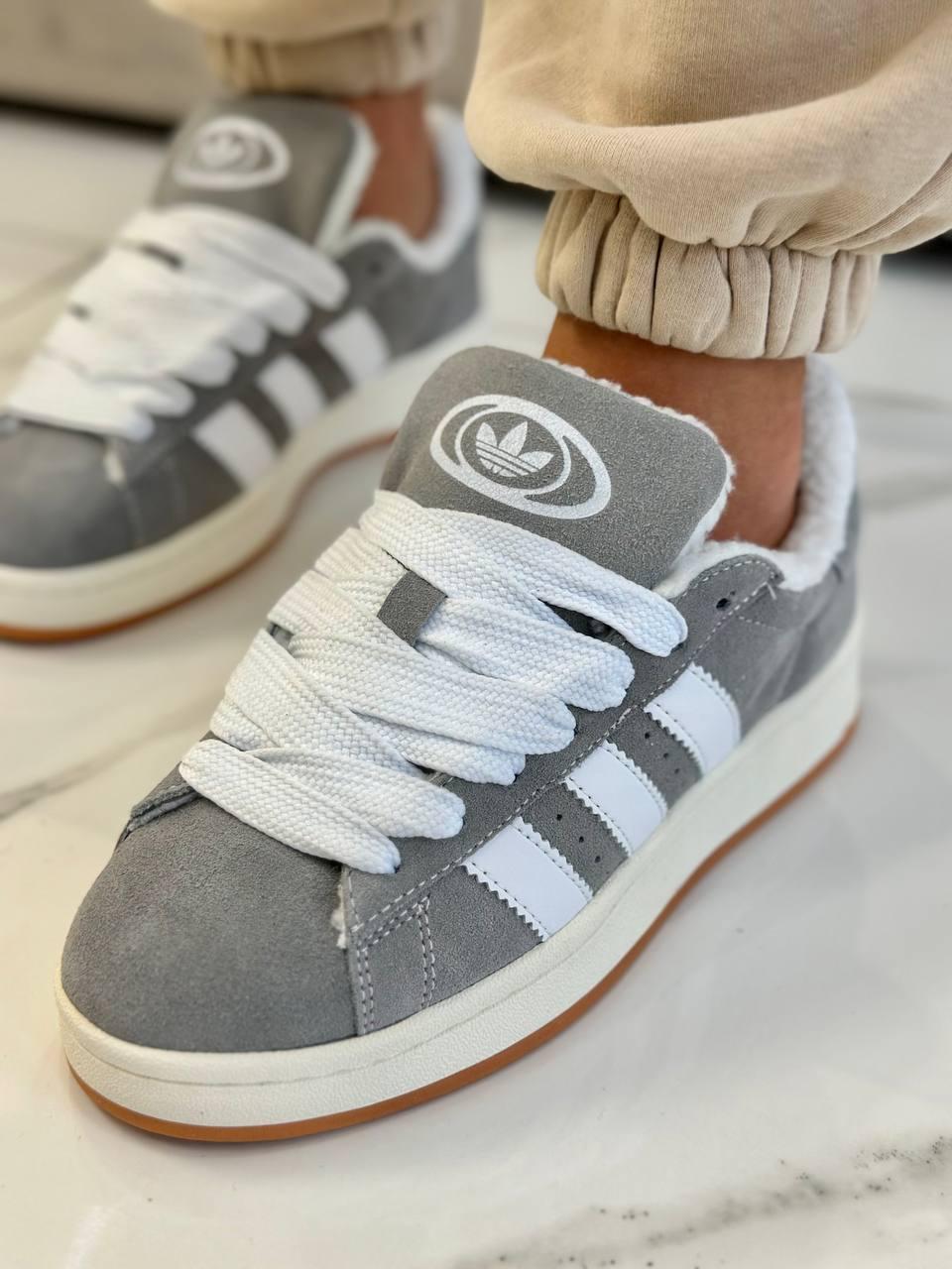 Adidas Campus Grey Fur
