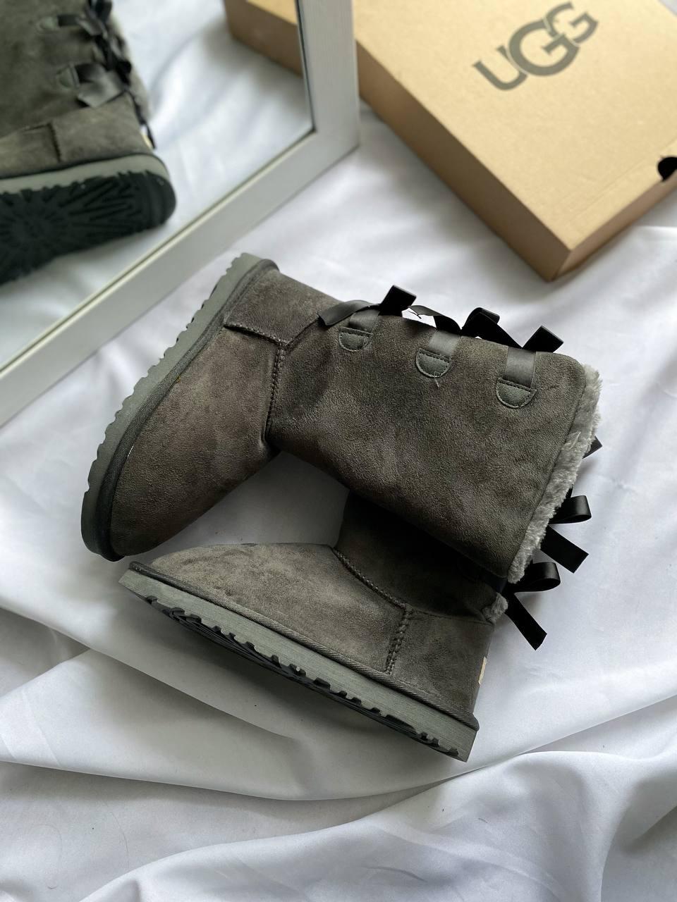 UGG Bailey Bow Gray
