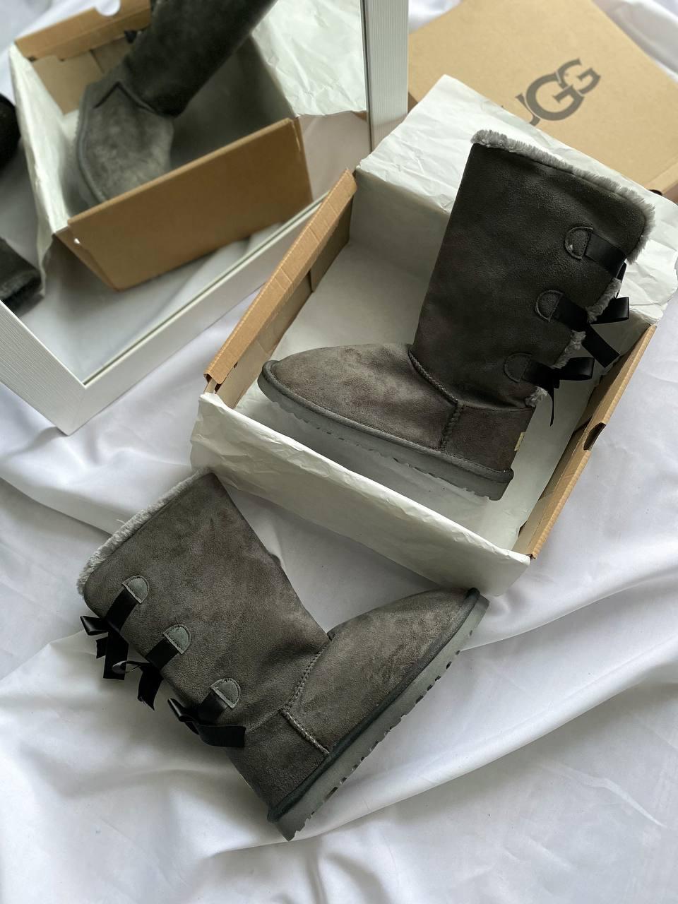 UGG Bailey Bow Gray