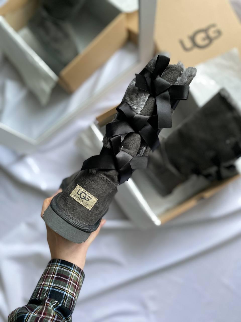 UGG Bailey Bow Gray