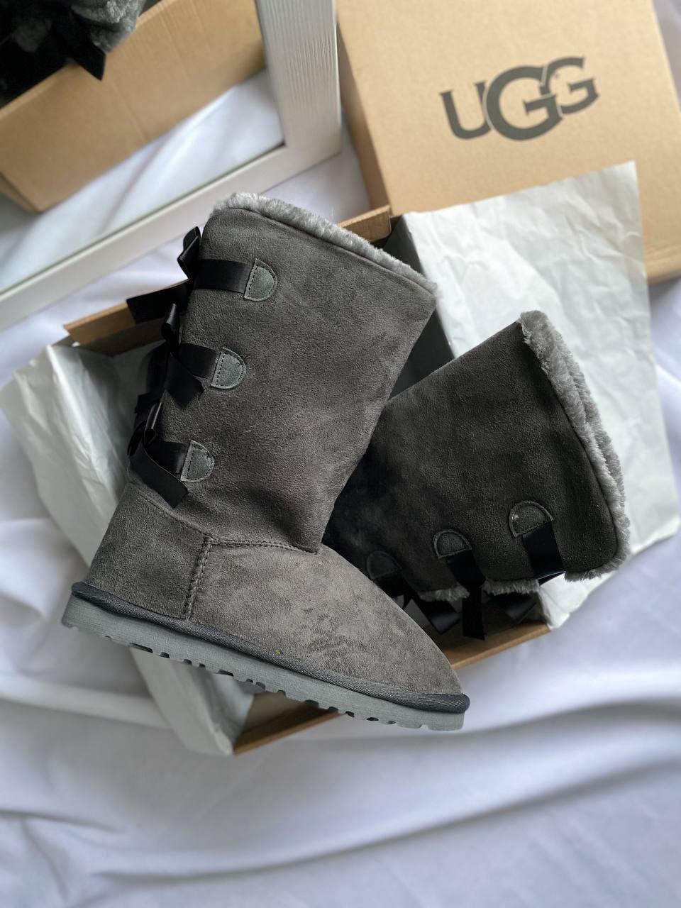 UGG Bailey Bow Gray