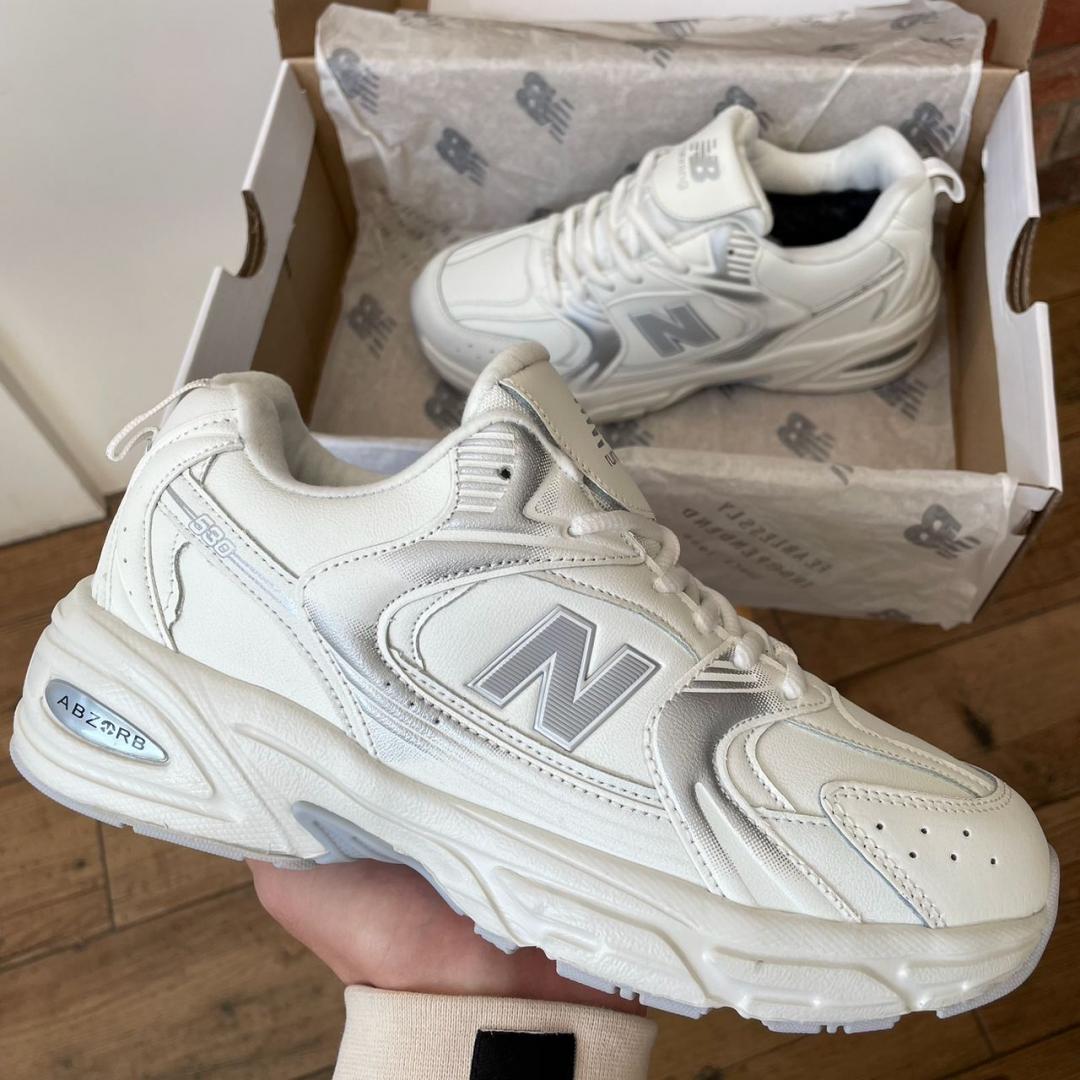 New Balance 530 White Leather Хутро