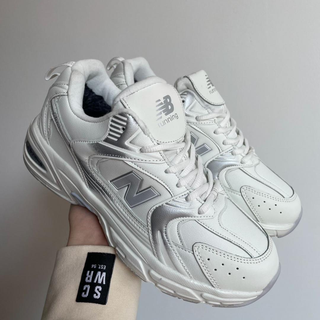 New Balance 530 White Leather Хутро