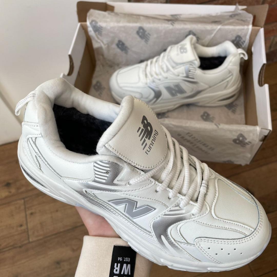 New Balance 530 White Leather Хутро
