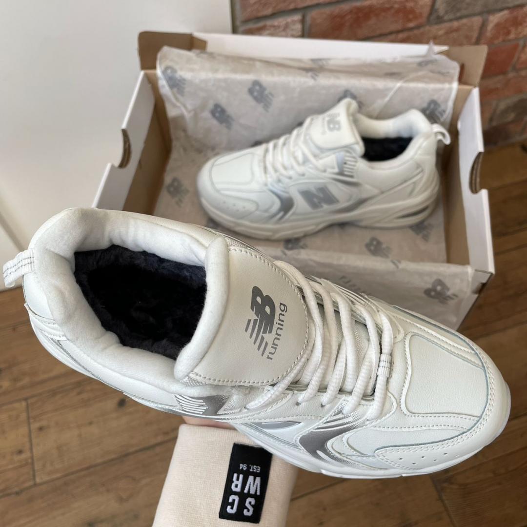New Balance 530 White Leather Хутро