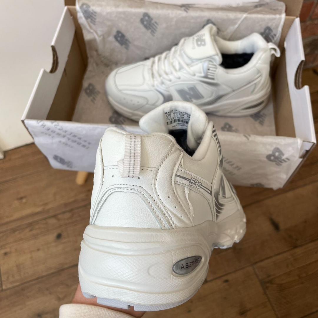New Balance 530 White Leather Хутро