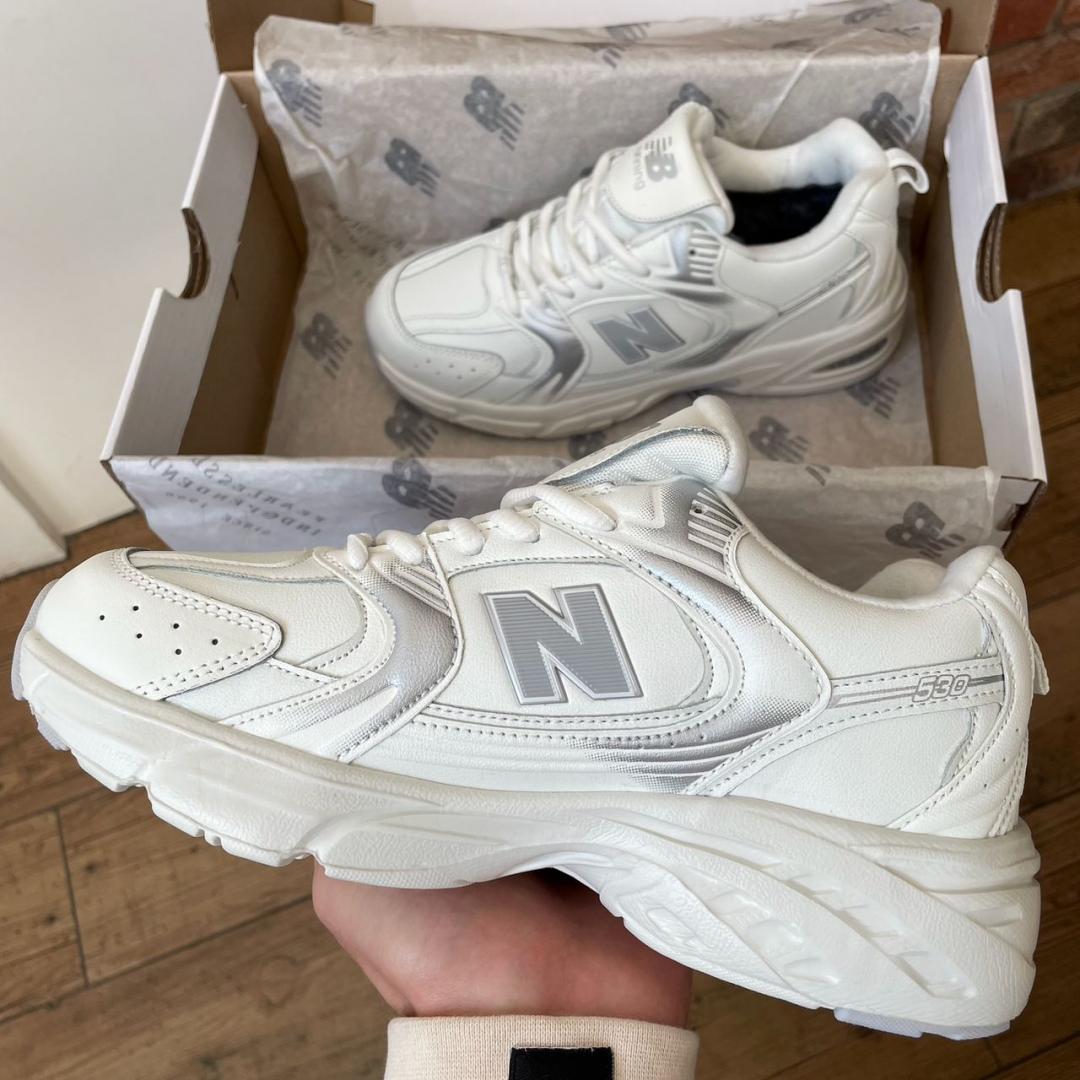 New Balance 530 White Leather Хутро