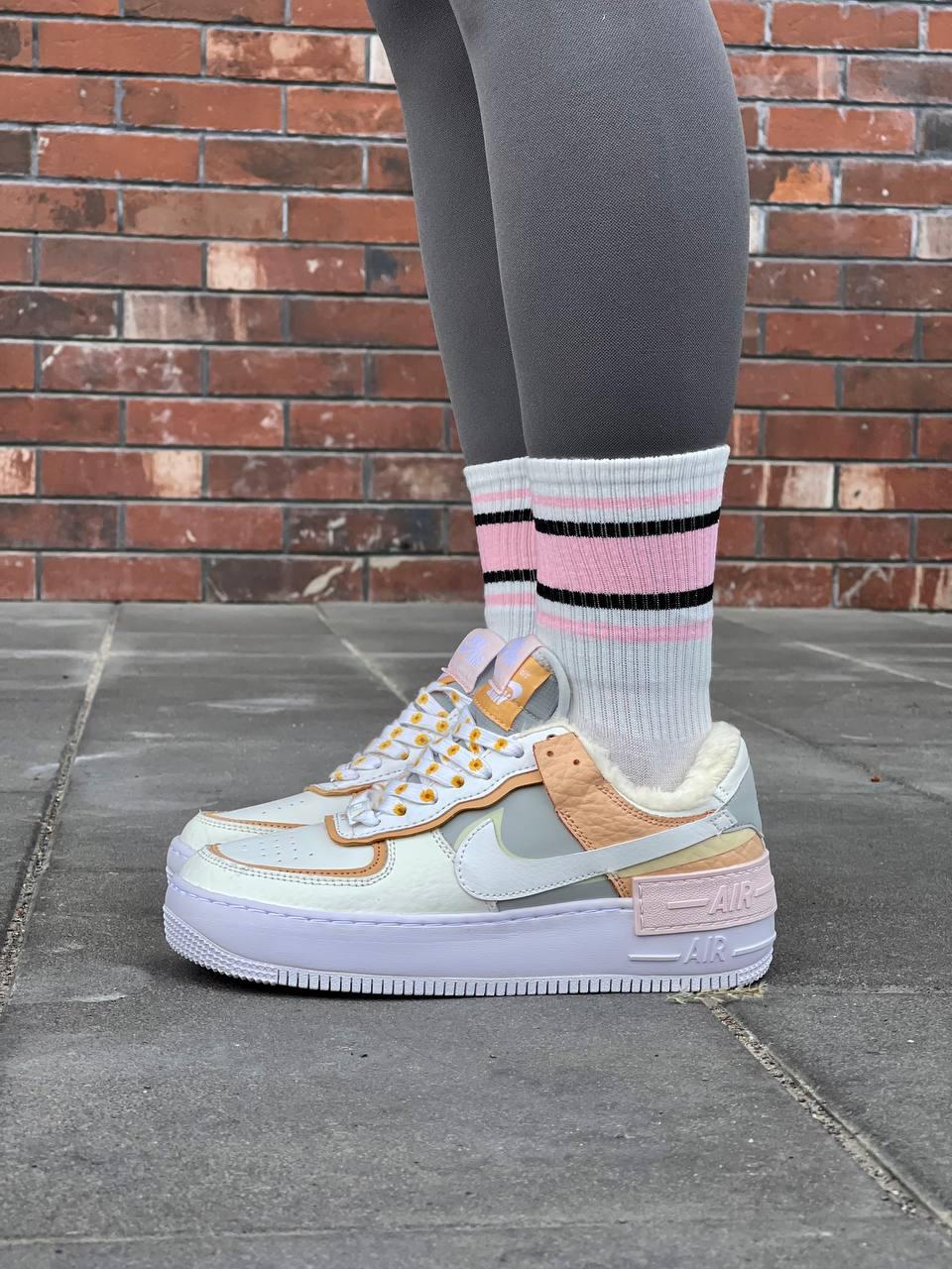 Nike Air Force 1 Shadow Spruce Aura Fur
