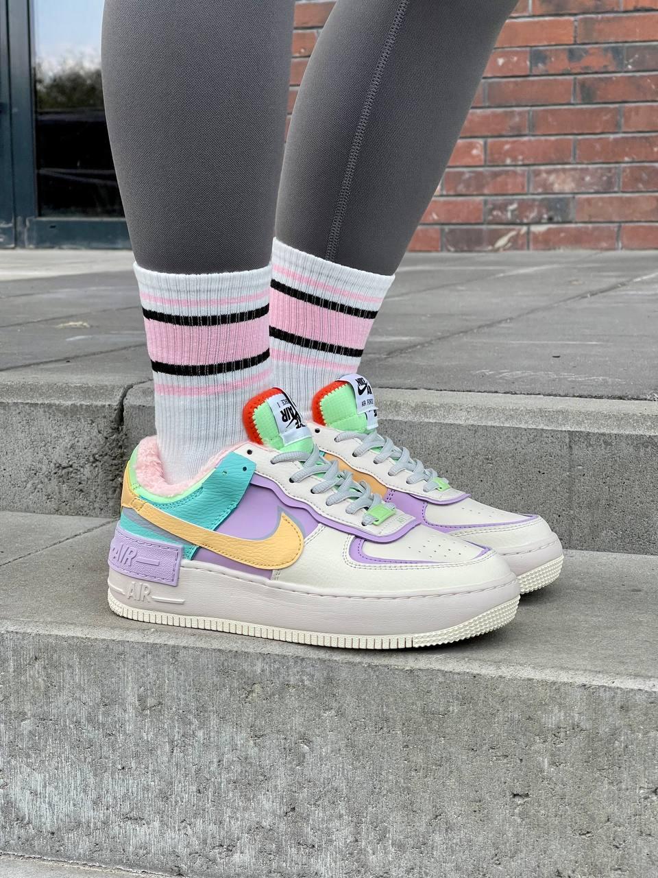 Nike Air Force 1 Shadow Pale Ivory Fur