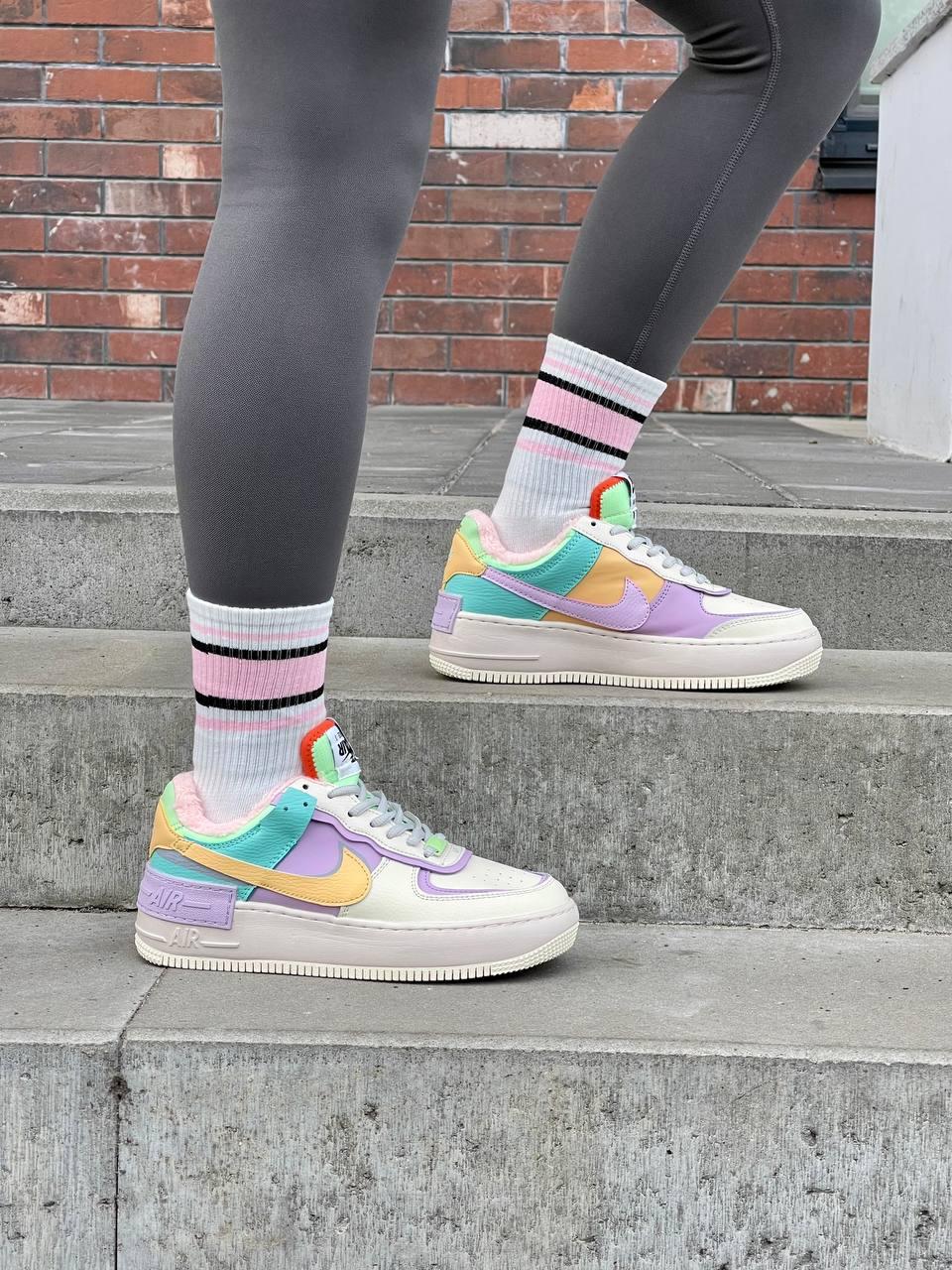 Nike Air Force 1 Shadow Pale Ivory Fur
