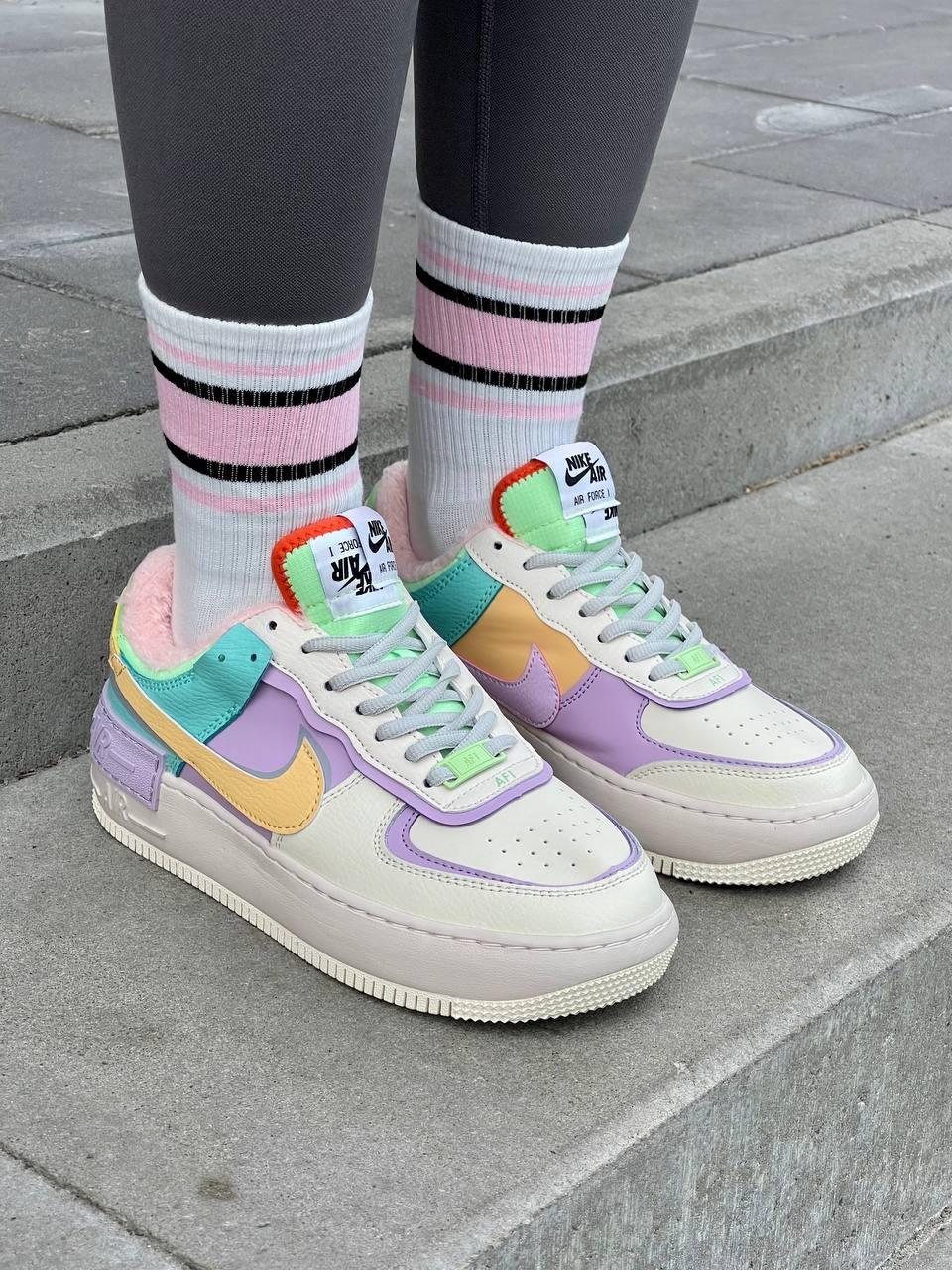 Nike Air Force 1 Shadow Pale Ivory Fur