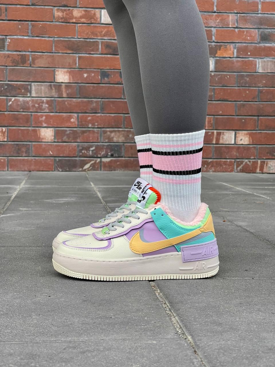 Nike Air Force 1 Shadow Pale Ivory Fur