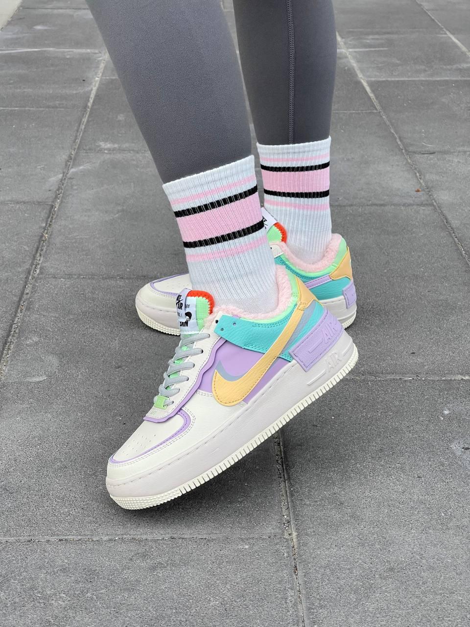 Nike Air Force 1 Shadow Pale Ivory Fur