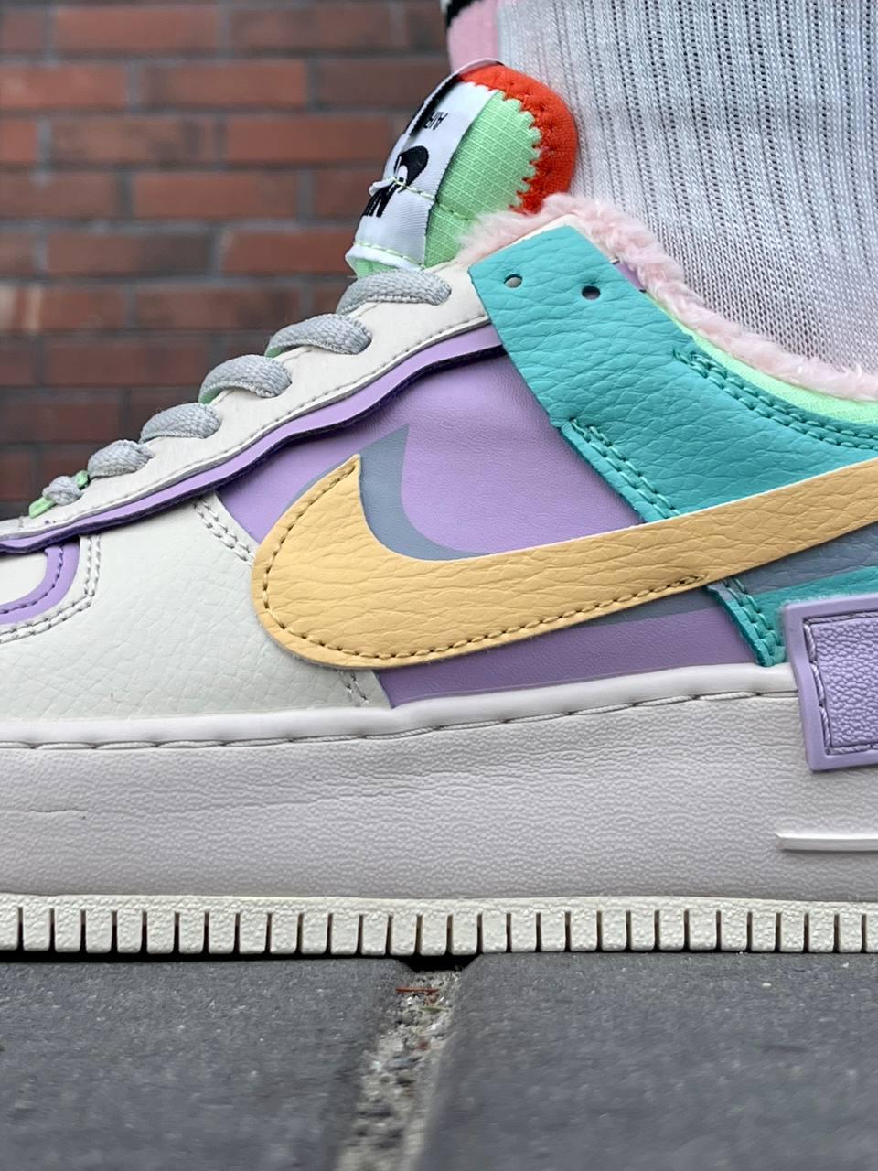 Nike Air Force 1 Shadow Pale Ivory Fur