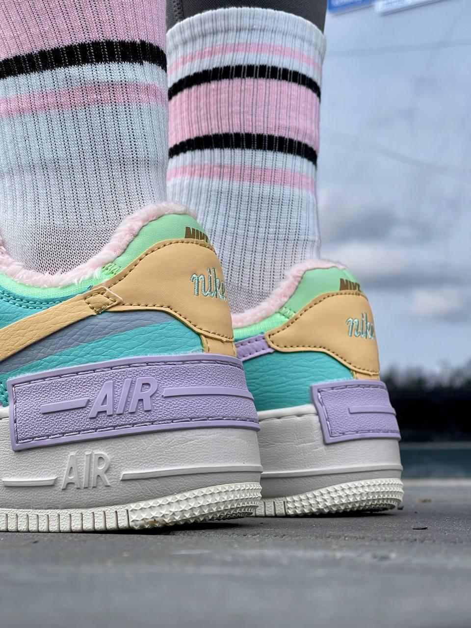 Nike Air Force 1 Shadow Pale Ivory Fur