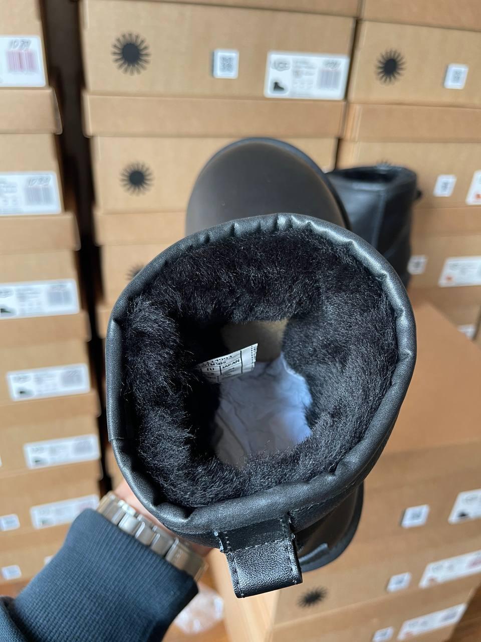 Ugg Mini Platform Black Leather