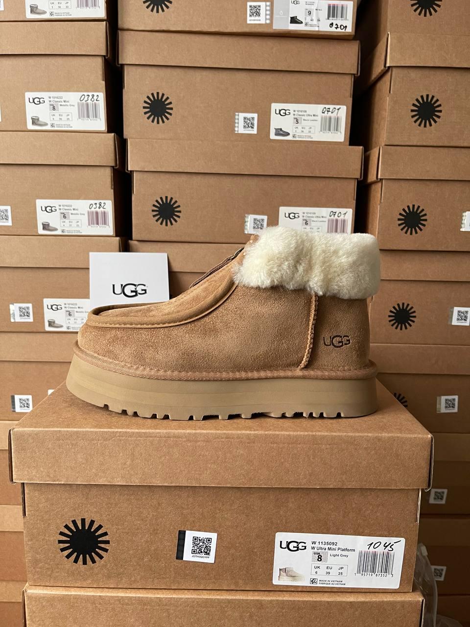 Ugg Funkette Platform Chestnut
