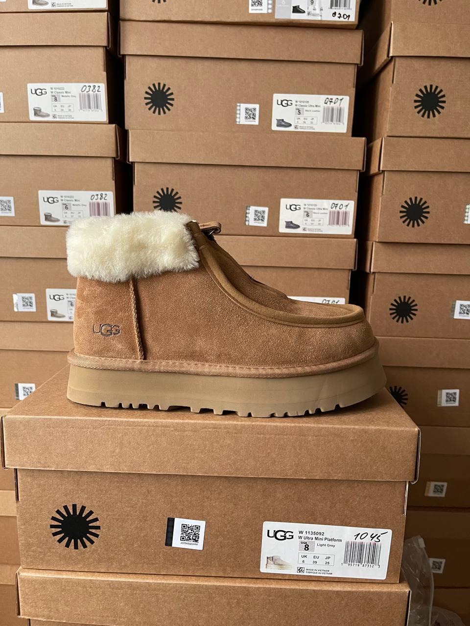 Ugg Funkette Platform Chestnut