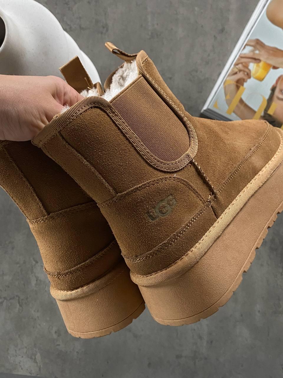 Ugg Neumel Platform Chestnut v2 (на резинці)