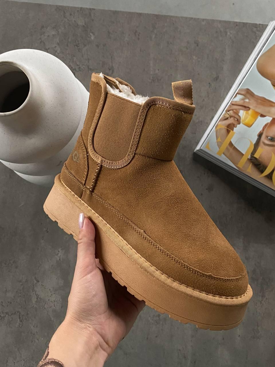 Ugg Neumel Platform Chestnut v2 (на резинці)