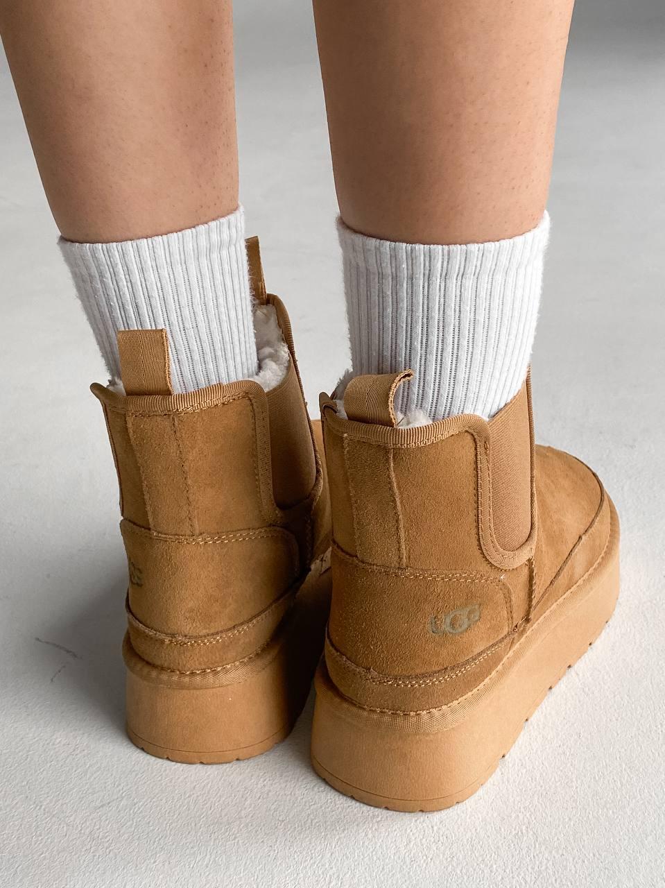 Ugg Neumel Platform Chestnut v2 (на резинці)